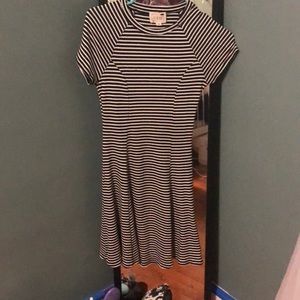 Black and white dress